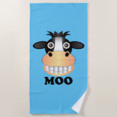 Moo - Beach Towel Strandlaken (Voorkant)