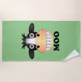 Moo - Beach Towel Strandlaken (Voorkant)