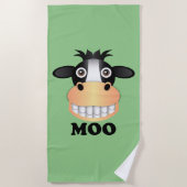 Moo - Beach Towel Strandlaken (Voorkant)