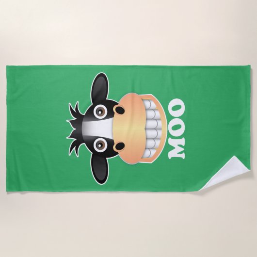 Moo - Beach Towel Strandlaken (Voorkant)