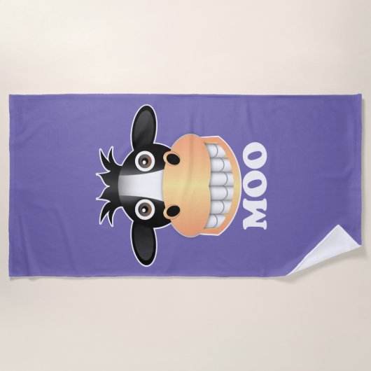 Moo - Beach Towel Strandlaken (Voorkant)