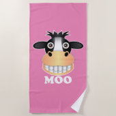 Moo - Beach Towel Strandlaken (Voorkant)