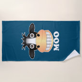 Moo - Beach Towel Strandlaken (Voorkant)