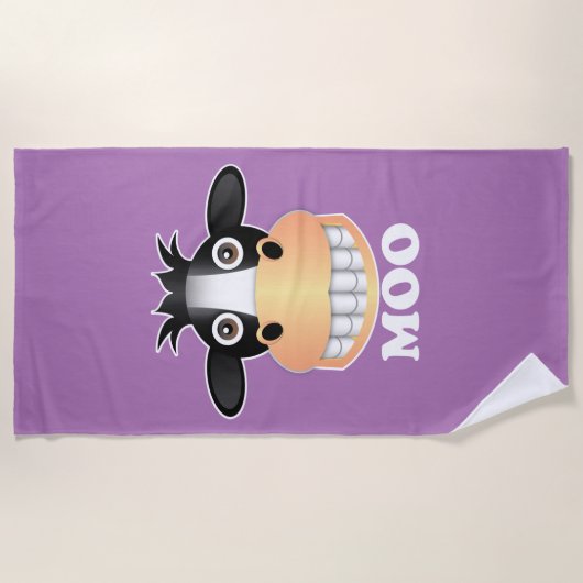 Moo - Beach Towel Strandlaken (Voorkant)