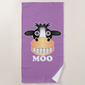 Moo - Beach Towel Strandlaken (Voorkant)