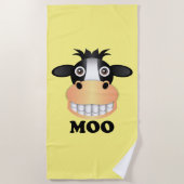 Moo - Beach Towel Strandlaken (Voorkant)