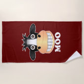 Moo - Beach Towel Strandlaken (Voorkant)