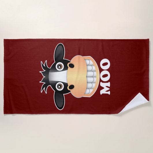 Moo - Beach Towel Strandlaken (Voorkant)
