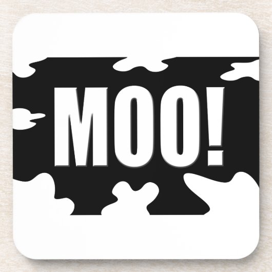 Moo! Bier Onderzetter (Voorkant)