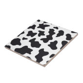 MOO Black en White Dairy Cow Pattern Print Giften Tegeltje (Zijkant)