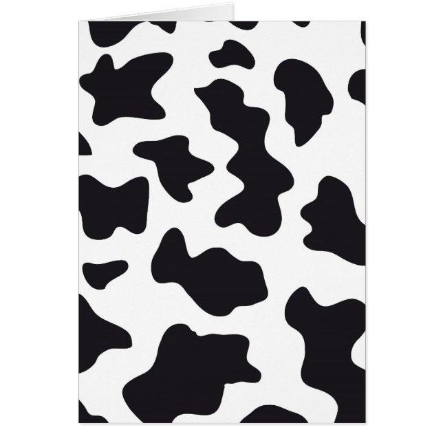MOO Black en White Dairy Koe Pattern Print Giften (Voorkant)