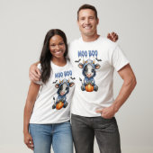 Moo Boo Halloween Cow T-shirt (Unisex)