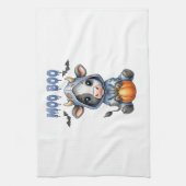 Moo Boo Halloween Koe Theedoek (Verticaal)