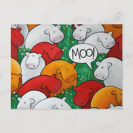 Moo! Briefkaarten (Voorkant)