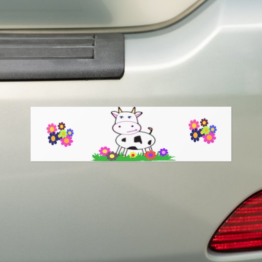 moo-bumper sticker (Op auto)