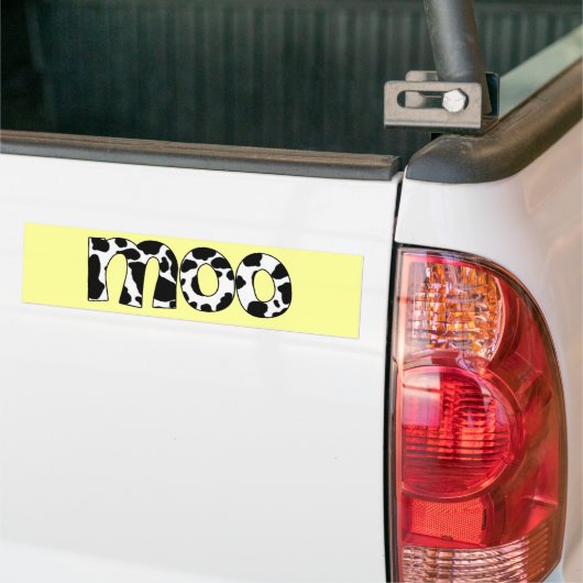 Moo Bumpersticker (Op Truck)