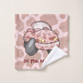 Moo Car Bad Handdoek (Wasdoekje)