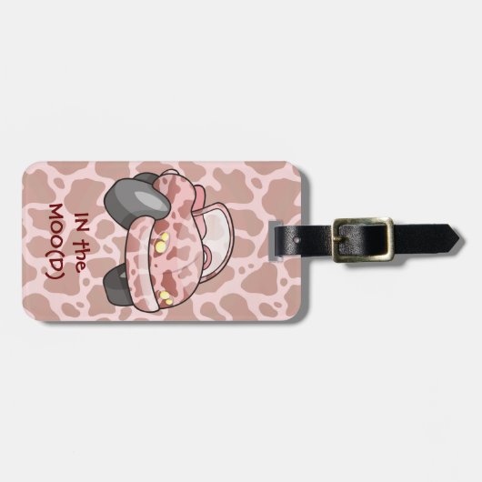Moo Car Bagagelabel (Voorkant horizontaal)