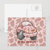 Moo Car Briefkaart (Voorkant / Achterkant)