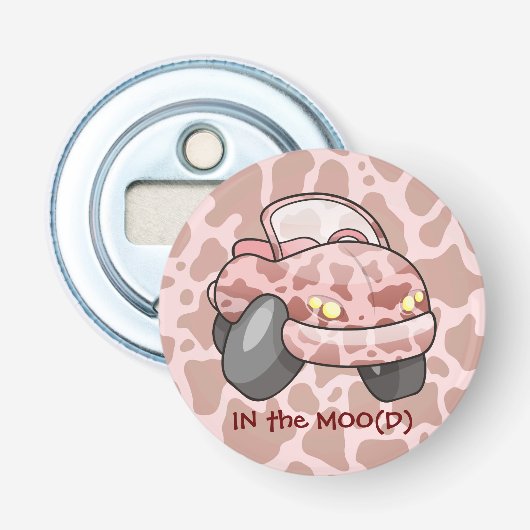 Moo Car Button Flesopener (Voorkant)