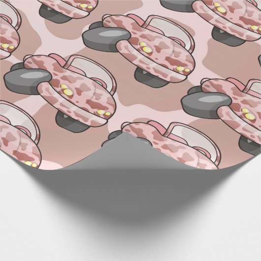 Moo Car Cadeaupapier (Hoek)