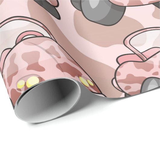 Moo Car Cadeaupapier (Rol Hoek)