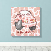 Moo Car Canvas Afdruk (Insitu (Houten vloer))