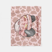 Moo Car Fleece Deken (Voorkant)