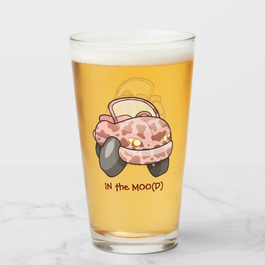 Moo Car Glas (Voorkant gevuld)