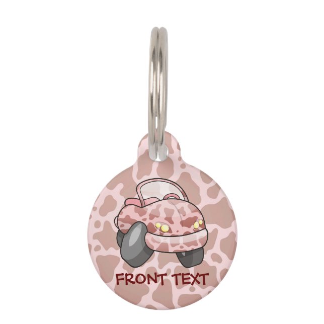 Moo Car Huisdierpenning (Voorkant)