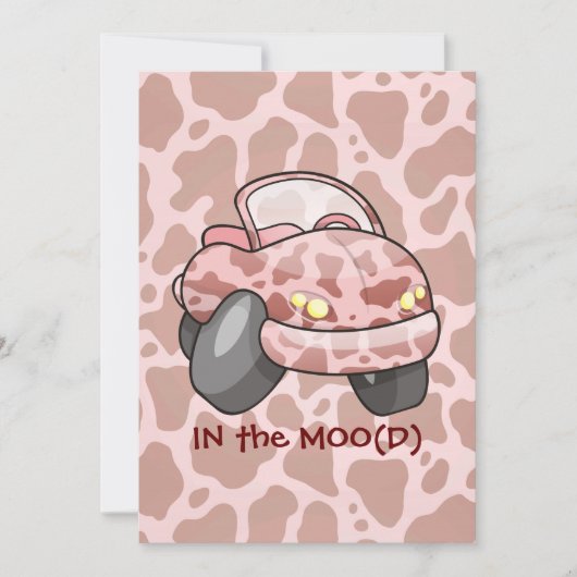 Moo Car Kaart (Voorkant)