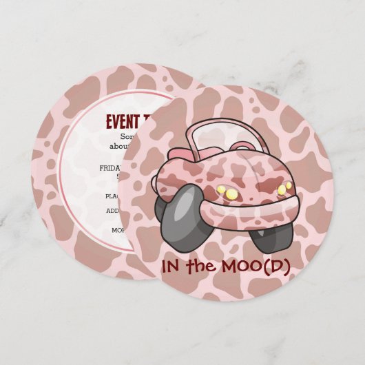 Moo Car Kaart (Voorkant / Achterkant)