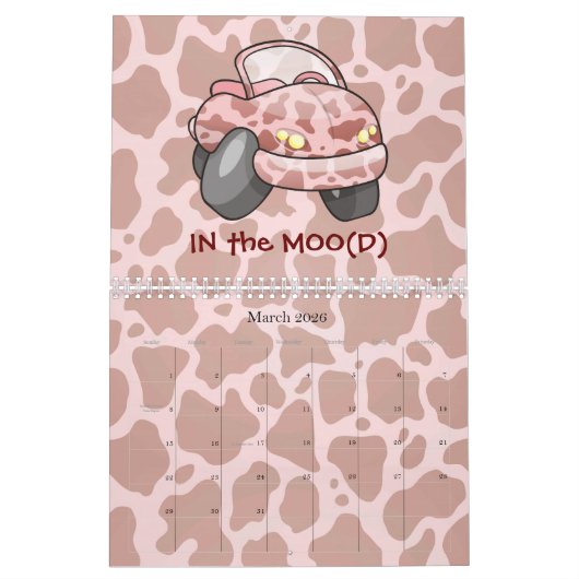 Moo Car Kalender (Mar 2026)