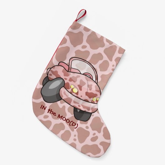 Moo Car Kleine Kerstsok (Voorkant (Hangend))