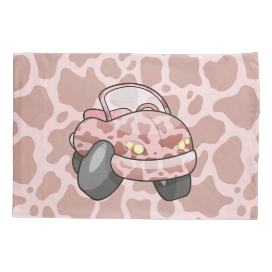 Moo Car Kussensloop (Achterkant)