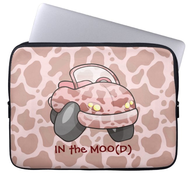 Moo Car-laptophoes Laptop Sleeve (Voorkant)