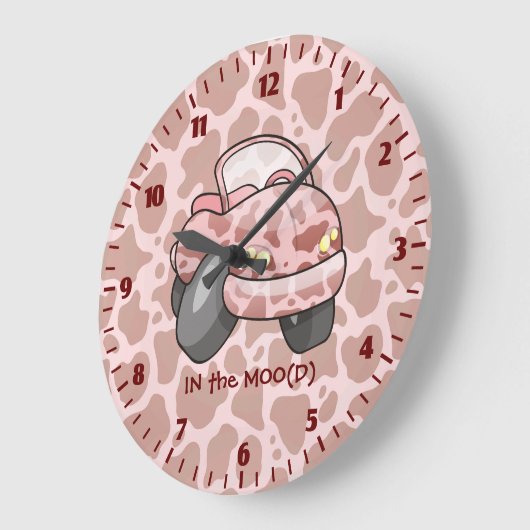 Moo Car Large Clock Grote Klok (Hoek)