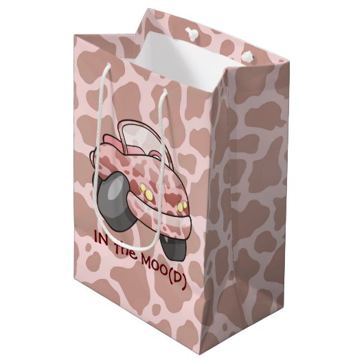 Moo Car Medium Cadeauzakje (Voorkant Gekanteld)