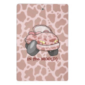 Moo Car Mini Klembord (Achterkant)