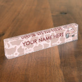 Moo Car Naambordje (Zijkant)