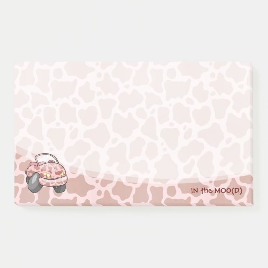Moo Car Post-it® Notes (Voorkant)