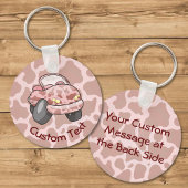 Moo Car Sleutelhanger