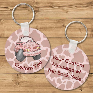 Moo Car Sleutelhanger
