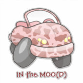 Moo Car Sticker (Voorkant)
