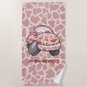 Moo Car Strandlaken (Voorkant)