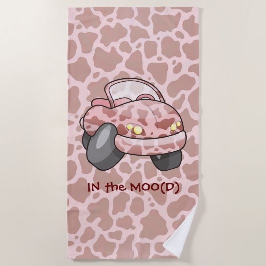 Moo Car Strandlaken (Voorkant)