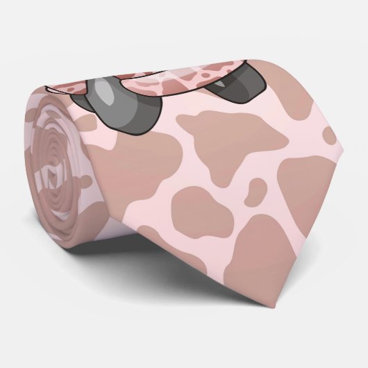 Moo Car Stropdas (Opgerold)