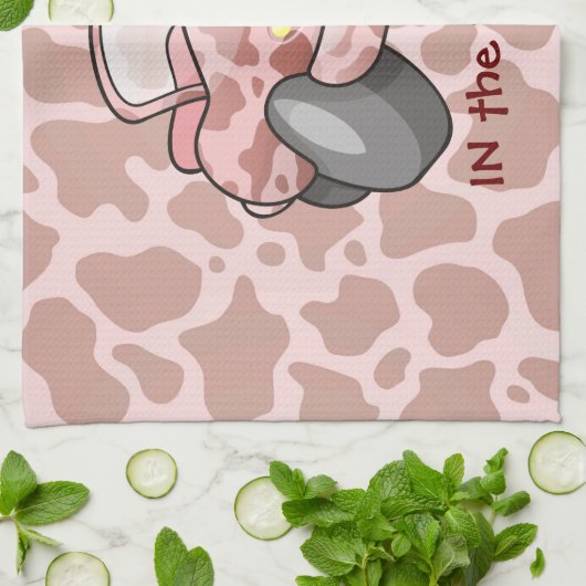 Moo Car Theedoek (Gevouwen)