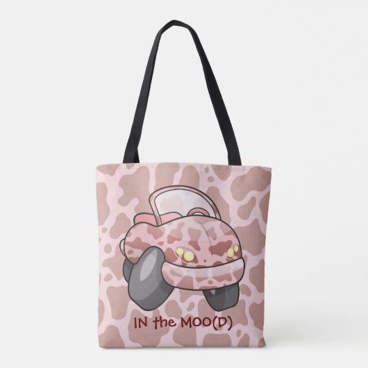 Moo Car Tote Bag (Achterkant)