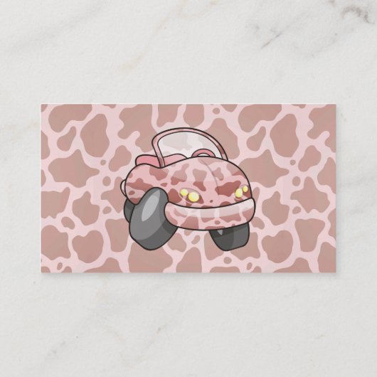 Moo Car Visitekaartje (Achterkant)